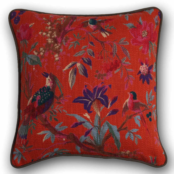 Natura Digital Printed Handloom Cotton Cushion Cover