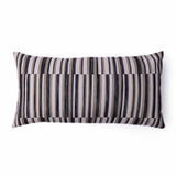 Monaco Strype Handloom Cotton Lumbar Cushion Cover