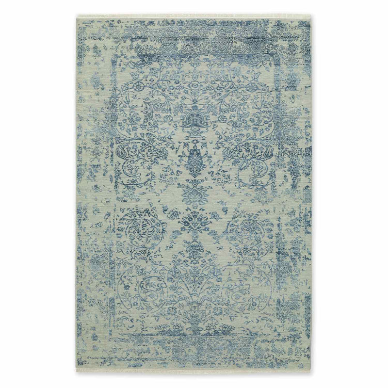 Fontaine Hand Knotted Woollen And Viscose Rug