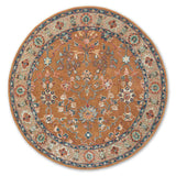 Parsa Hand Tufted Woollen And Viscose Round Rug