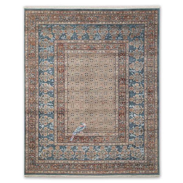 Saiyaam Hand Knotted Woollen And Silk Rug By JJ Valaya