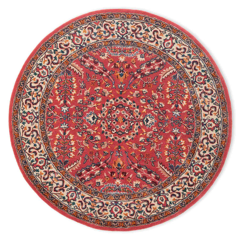 Zida Hand Tufted Woollen And Viscose Round Rug