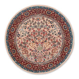 Yasmeen Hand Tufted Woollen And Viscose Round Rug