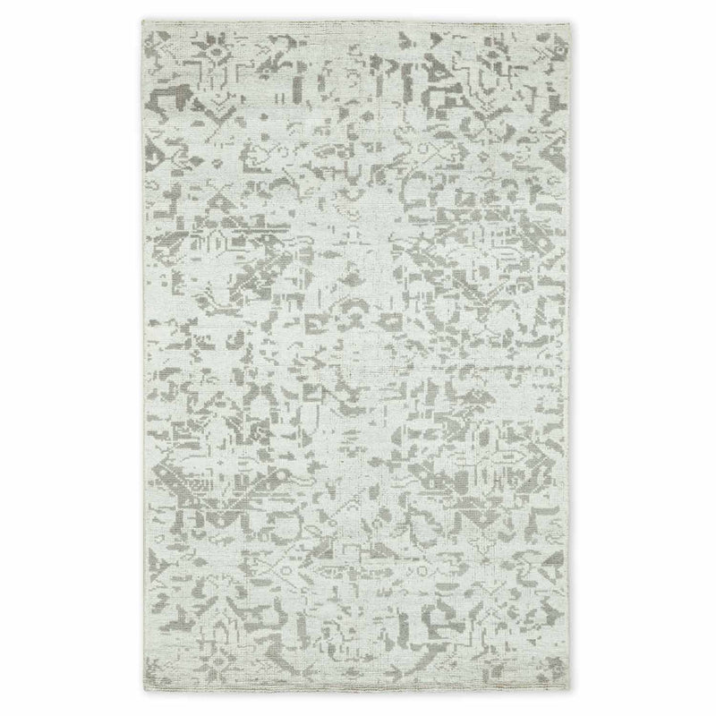 Camillea Rug Hand Knotted Woollen And Viscose Rug