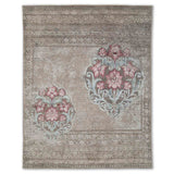 Tahira-X Hand Knotted Woollen And Silk Rug By Tarun Tahiliani