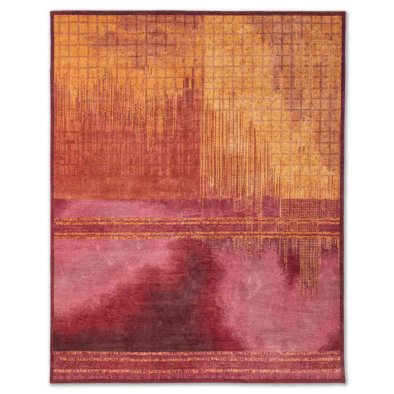 Drape Dreams Hand Knotted Woollen Rug By Abraham And Thakore