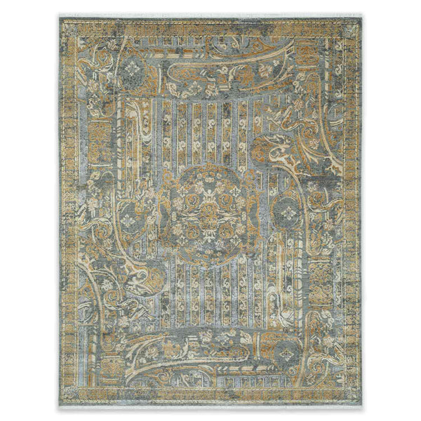 Ruhaniyaat(Soulfulness) Hand Knotted Woollen And Viscose Rug