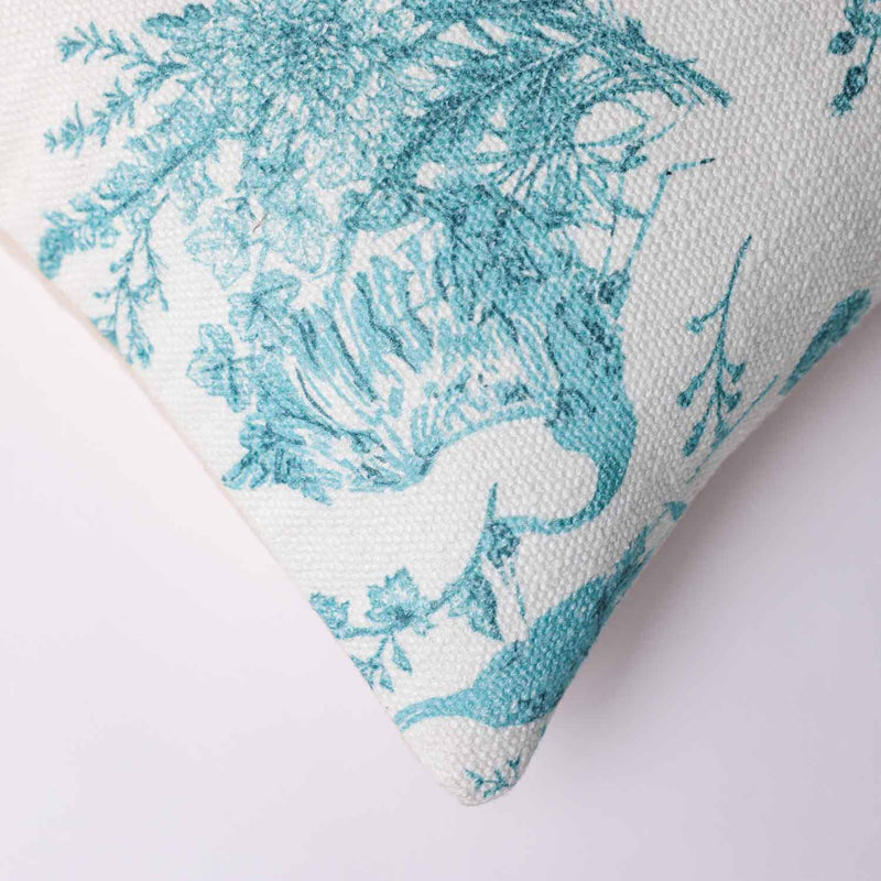 Zest Victorian Digital Printed Cotton Cushion Cover