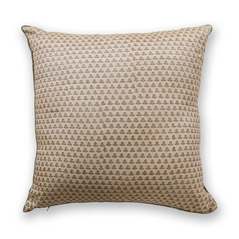 Naqsh Silk Block printed Cushion Cover