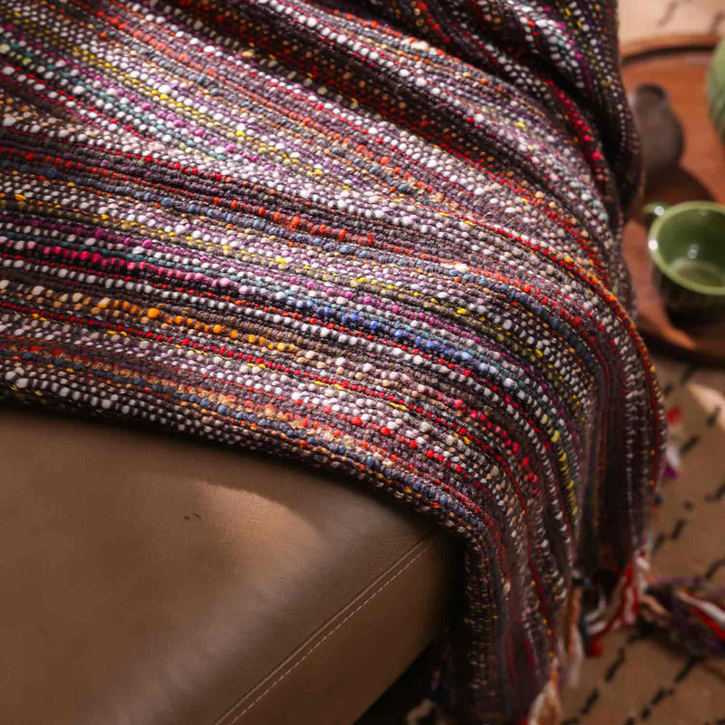 Raven Woven Throw Blanket