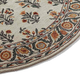 Suzani Hand Tufted Woollen Round Rug