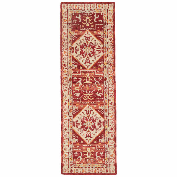 Askan-V Hand Tufted Woolen Runner