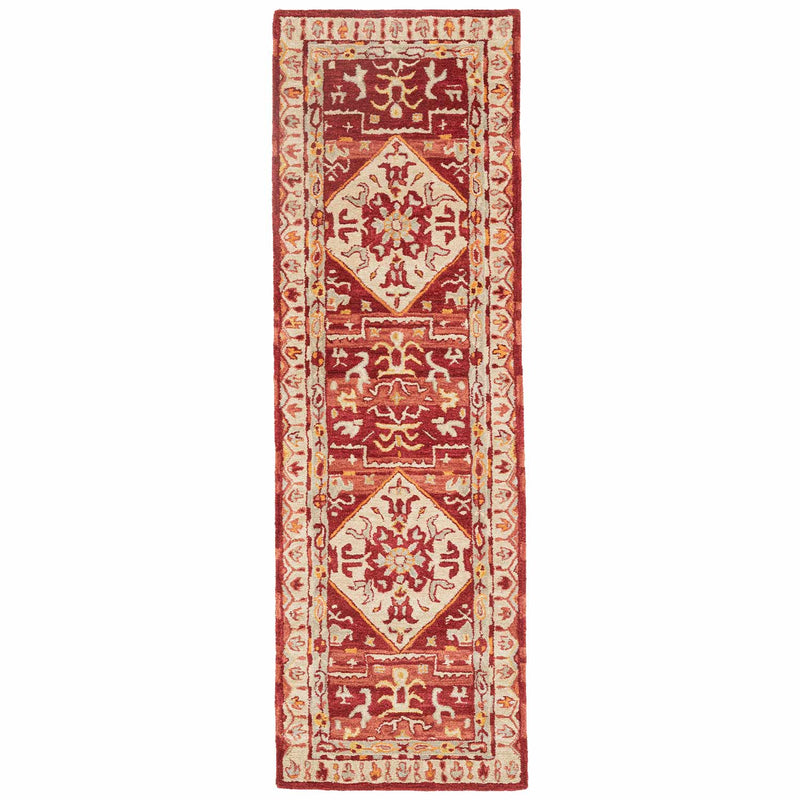 Askan-V Hand Tufted Woolen Runner