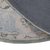 Heriz Hand Tufted Woollen and Recycled Polyester Round Rug