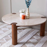 Jane Round Marble Top Coffee Table