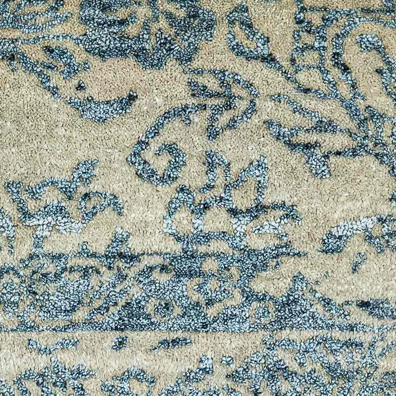 Fontaine Hand Knotted Woollen And Viscose Rug