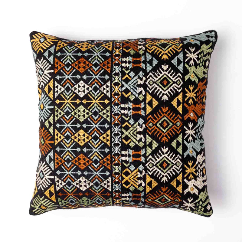 Nishat embroidered multicolor cotton cushion cover