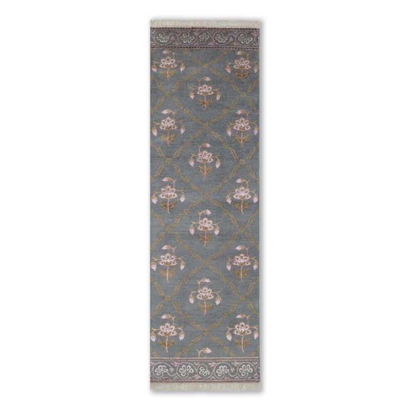 Naaz Hand Knotted Woollen Runner