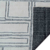 Svincoli Double Back Handloom Woollen And Viscose Rug By Mariella Ienna