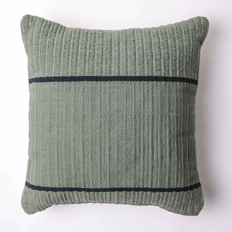 Forest Hand Woven Cotton Cushion Cover