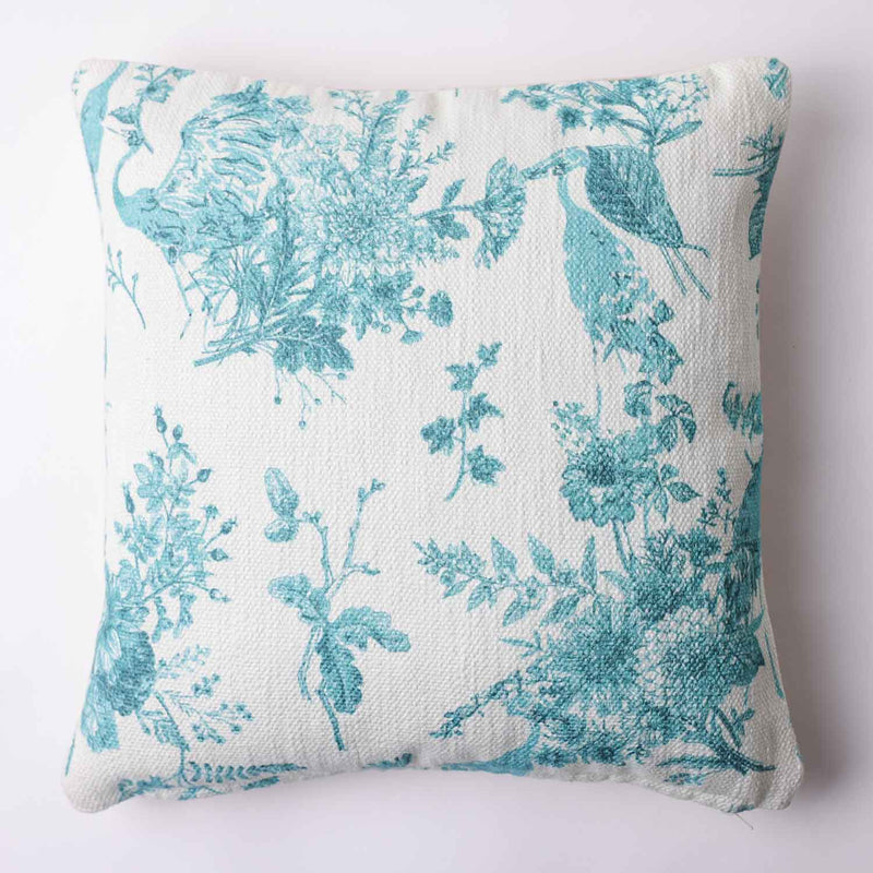 Zest Victorian Digital Printed Cotton Cushion Cover