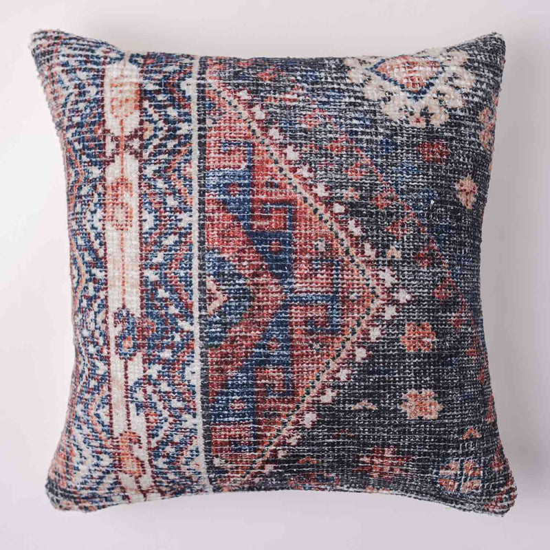 Karigar Hand Woven And Printed Cotton Cushion Cover