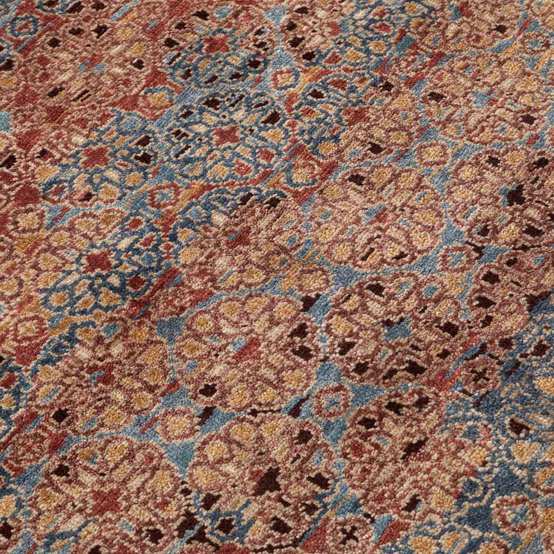 Muneem Hand Knotted Woollen And Silk Rug By JJ Valaya