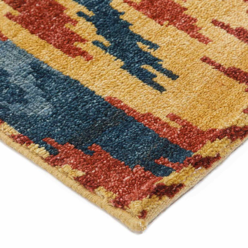 Ikat  Band Hand Knotted Woollen Runner