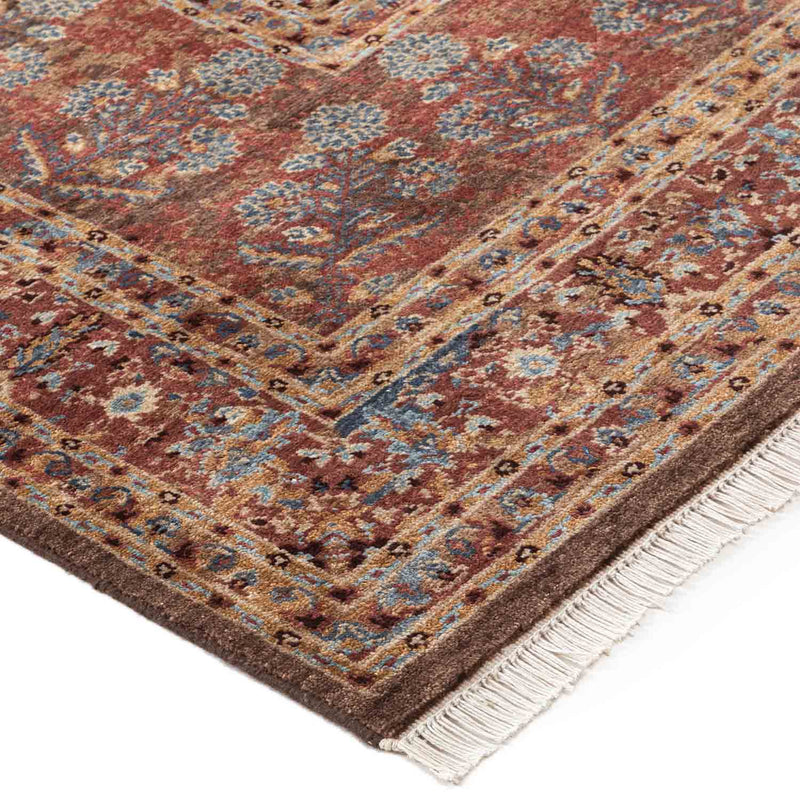 Muneem Hand Knotted Woollen And Silk Rug By JJ Valaya