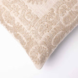 Fritz Chikankari embroidered cotton cushion cover