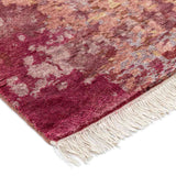 Multi-X Hand Knotted Woollen And Silk Rug