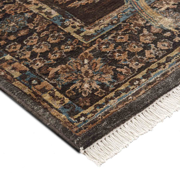 Pushpak Hand Knotted Woollen And Silk Rug by JJ Valaya