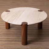 Jane Round Marble Top Coffee Table