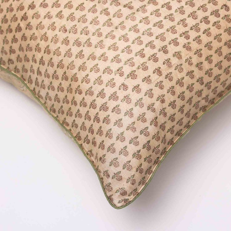 Naqsh Silk Block printed Cushion Cover