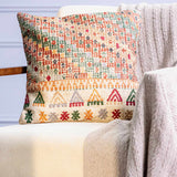 Sarvan Printed and Embroidered Cushion Cover