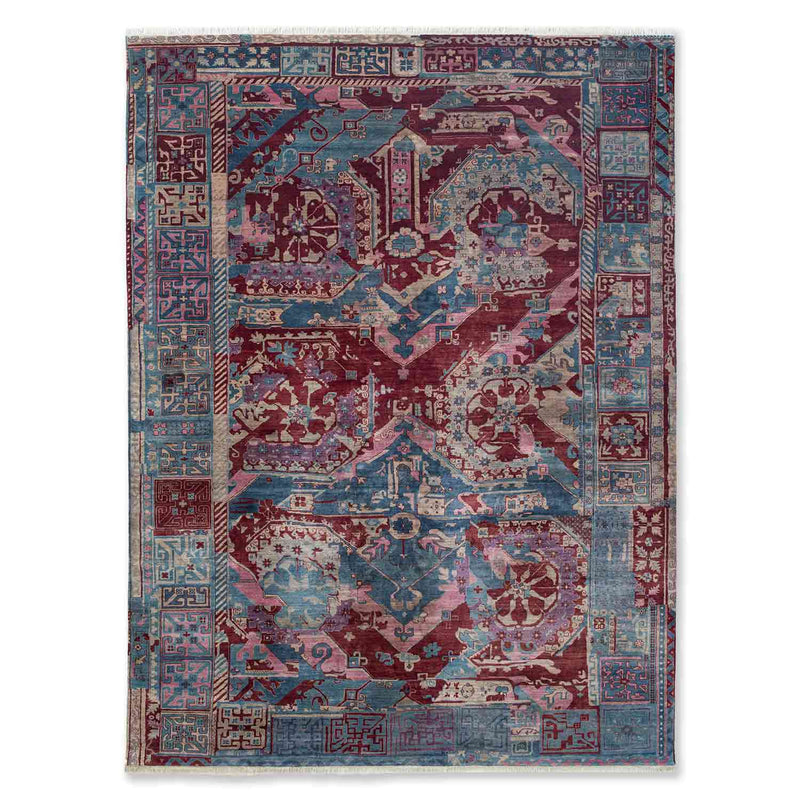 Mashaad-B Hand Knotted Woollen Rug