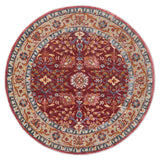 Mahin Hand Tufted Woollen And Viscose Round Rug