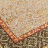 Aman Hand Knotted Woollen and Viscose Rug