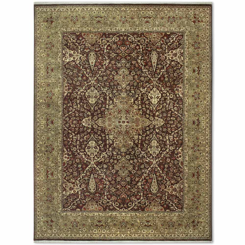 Tabriz Hand Knotted Woollen Rug